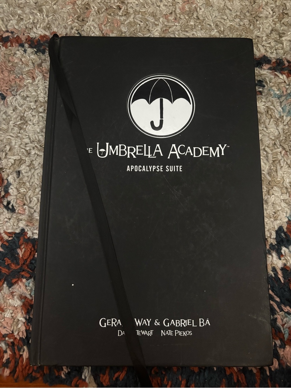 & Other Stories Black Hardcover Journal with Umbrella Academy Logo